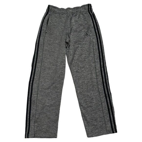 Adidas CLIMAWARM FLEECE Heather Grey Light Sweatpants Joggers Workout Gym Pants - Picture 1 of 6